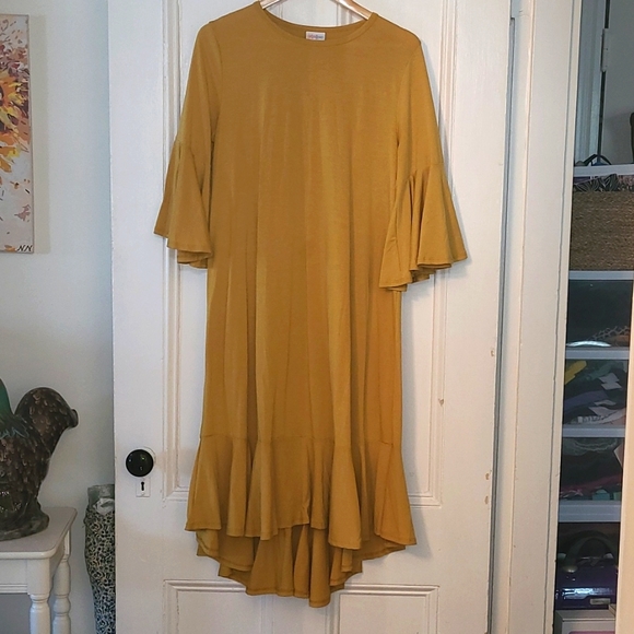 EUC - LuLaRoe Maurine Dress - Size Large - Picture 2 of 5